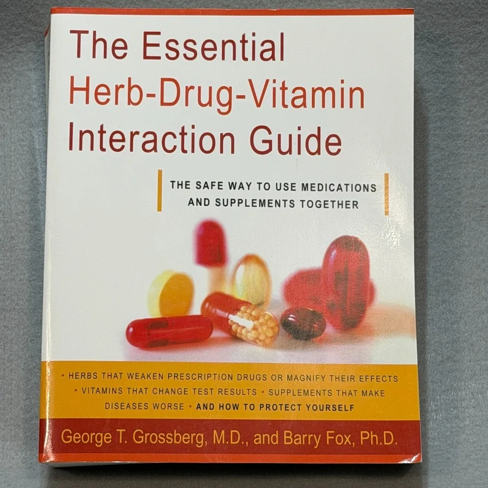 The Essential Herb‎ Drug Vitamin Interaction Guide Paperback Grossberg Fox 2007